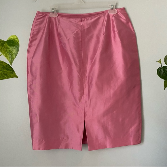 [Vintage Carlisle] Silk Pencil Skirt - Picture 2 of 8